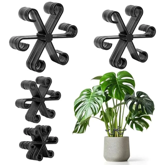 Alt view image 4 of 4 - 8PCS Plant Stem Support, Monstera Plant Support Clips for Indoor Plants