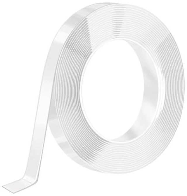 Alt view image 2 of 5 - Nano Strong Mounting Adhesive Tape Double Sided Tape Heavy Duty Removable Clear Two Sided Double Stick Wall Tape 1/2in*10ft