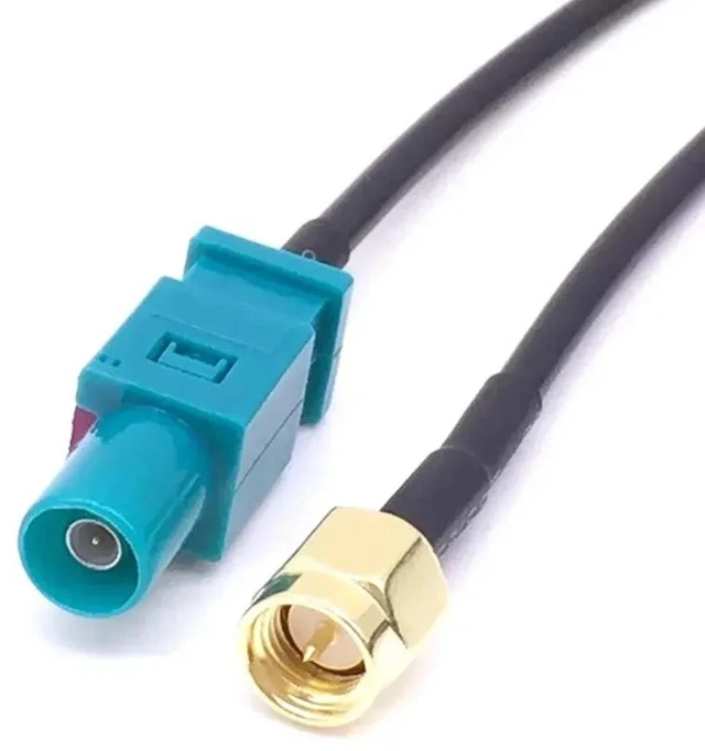 Main image of RG174 15cm Universal Antenna Adapter Cable Fakra-Z Male To SMA Male For GSM GPS DAB FM AM Stereo Radio Antenna