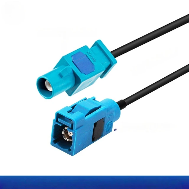 Main image of 1Pcs RAL5021 Fakra Z Male to Z Male/Female Connector RG174 Cable Auto Car Navigation GPS Antenna Extension RF Coaxial Pigtail