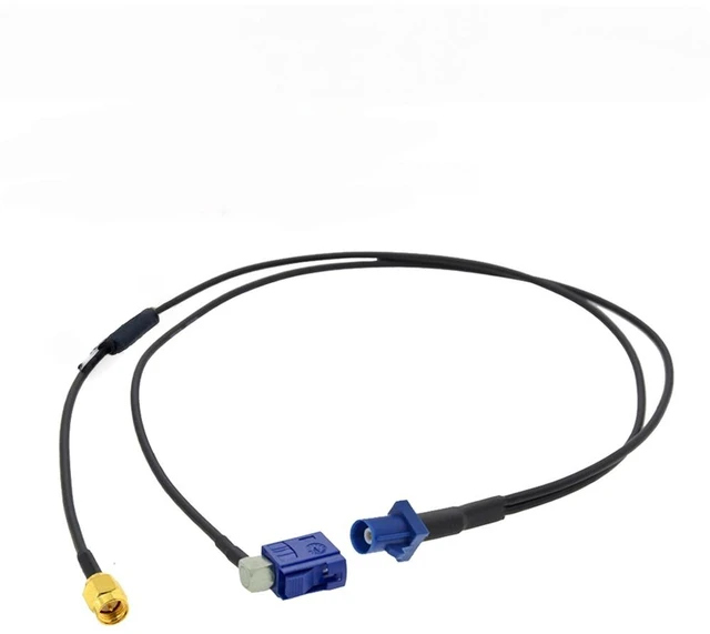 Main image of Fakra C to SMA Male Y Type Splitter Cable With Diode RG174 Pigtail Car GPS Antenna Extension Cable for general multimedia device