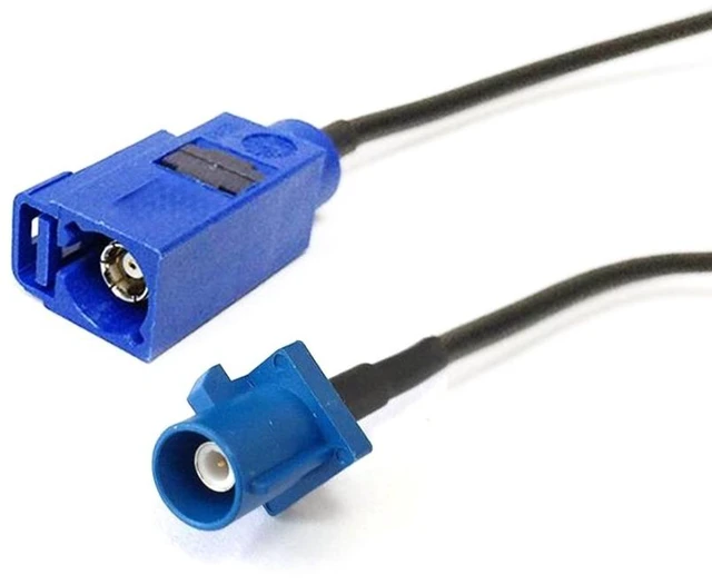 Main image of SMA Male Female to Fakra C 5005 Blue Connector Pigtail Cable RG174 for GPS Navi Vehicle Car Extension Aftermarket Vehicle
