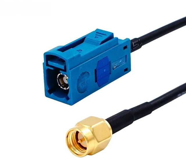 Main image of Fakra Z Female Jack to SMA Male Plug RG174 Cable GPS Antenna Extension Adapter RF Coaxial Pigtail for Auto Car Vehicle