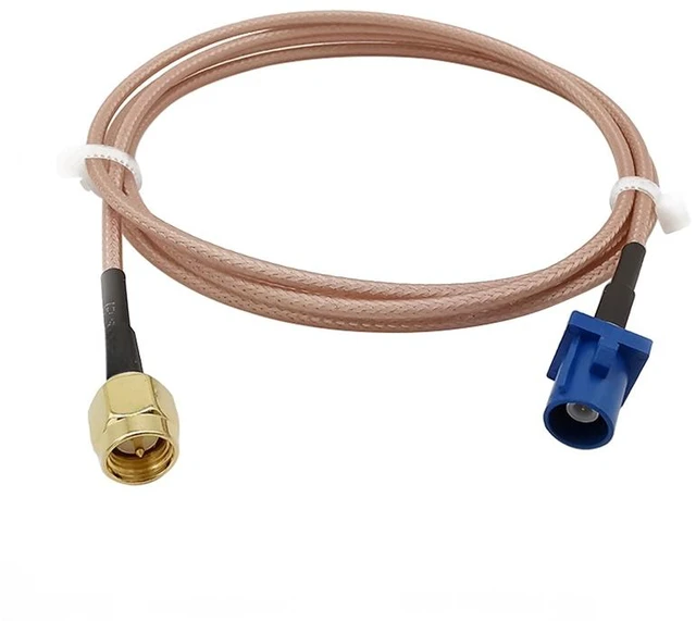 Main image of 1Pcs SMA Male To Fakra C Male Plug Coaxial GPS Antenna Connector Double Shield RG316D Coax Cable Pigtail Extension Wires 1M-20M