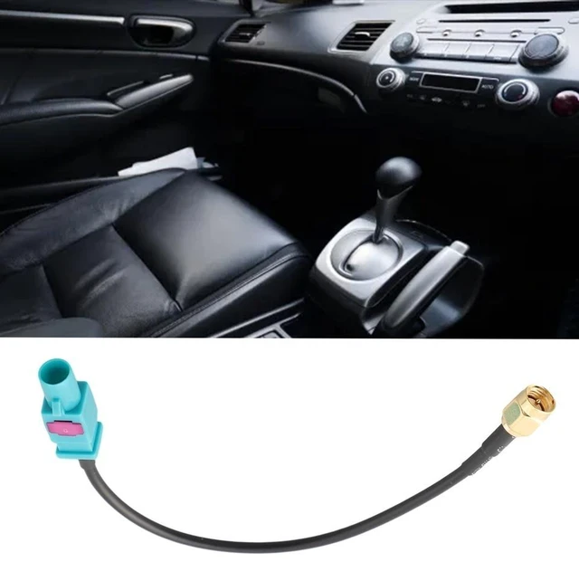 Main image of RG174 15cm-Universal Antenna Adapter Cable Fakra-Z Male To-SMA Male For GSM GPS DAB Stereo Radio Antenna Accessories For The Car