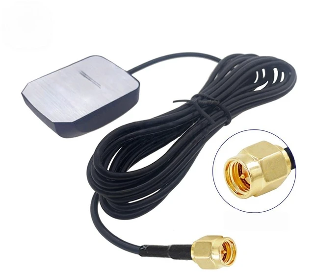 Main image of 1Pcs RG-174 Car GPS Antenna SMA/MCX/MMCX/Fakra Male/Female Connector RG174 Cable GPS Receiver Antenna Aerial GPS receiver 2M-7M