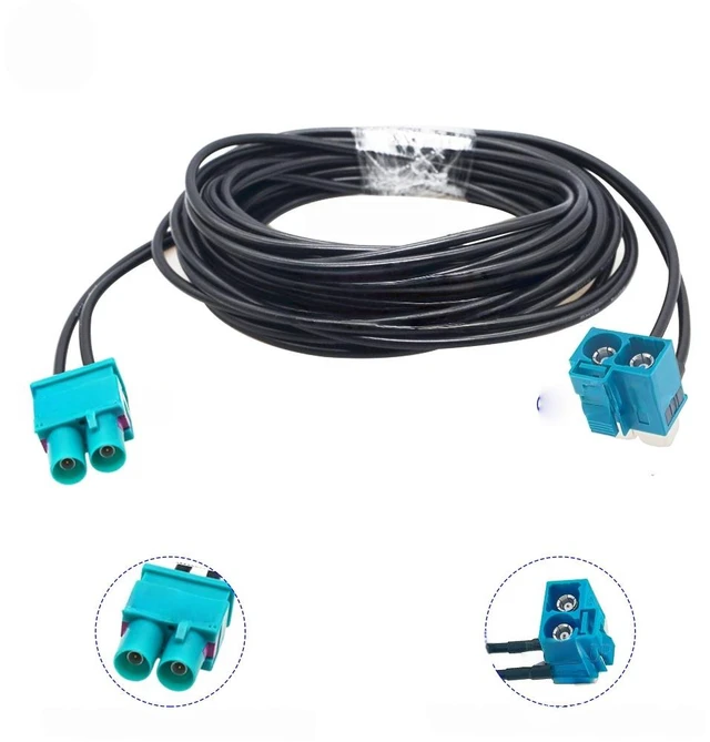 Main image of RG174 Twin Fakra Coaxial Cable Z Female to Dual Z Male/Female Connector Splitter GPS Antenna Extension Pigtail RF Cord