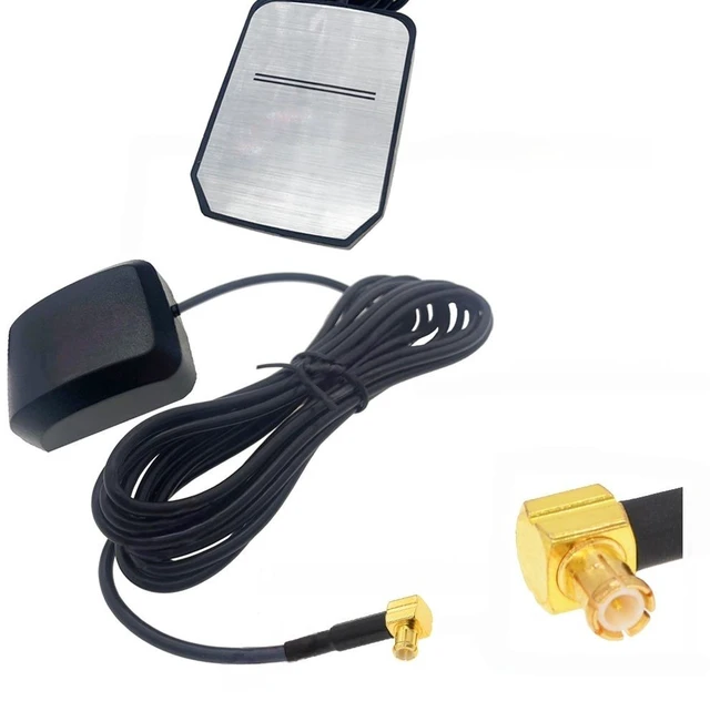 Main image of Car GPS Antenna MCX Male Connector Cable Magnetic GPS Receiver Auto Aerial Adapter for Car Navigation Night Vision Camera Player