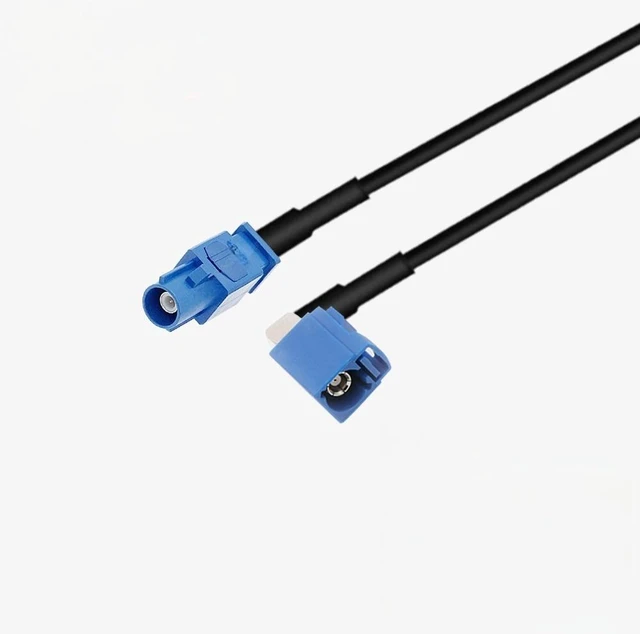 Main image of Blue Fakra C RAL 5005 Male Female RG174 Cable GPS Antenna Extension Cord RF Coaxial Pigtail for Car GPS Telematics Navigation
