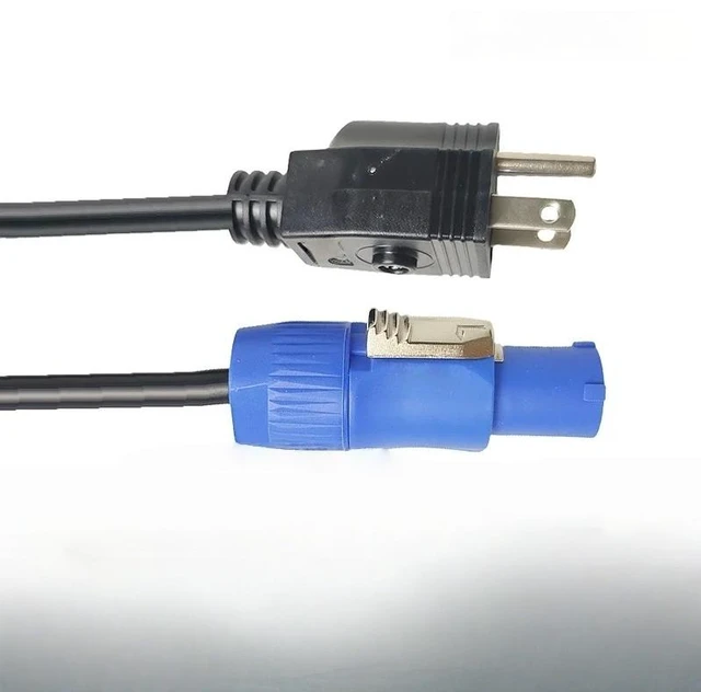 Main image of Black 3x0.75mm US Plug Power Extension Cord for Stage Light LED Beam Par Can Moving Head Event Show 1.2M Power Connect Cable