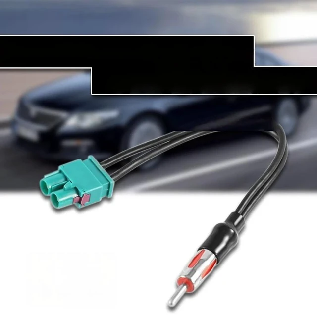 Main image of Radio Audio Cable Adaptor Antenna Audio Cable Male Double Fakra - Din Male Aerial For Aftermarket Vehicle