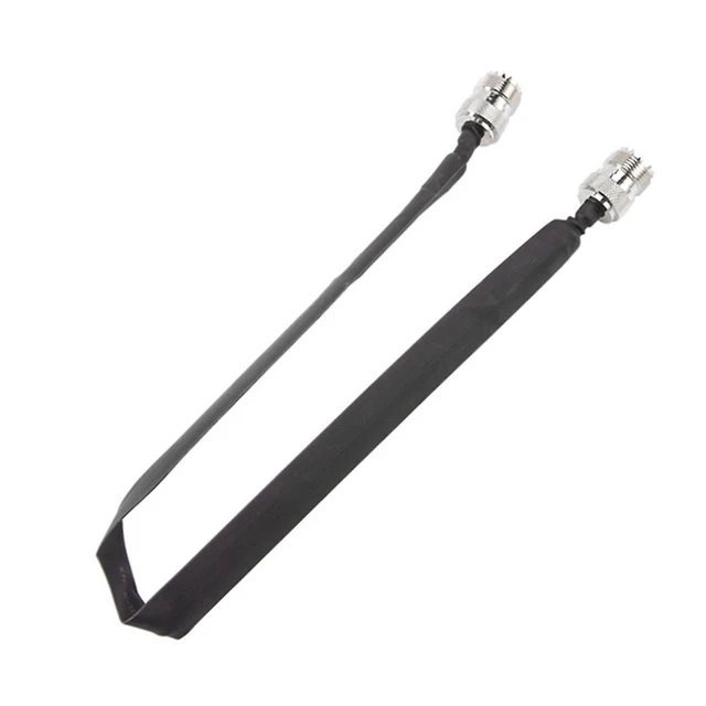 Main image of Door/Window Pass Through Flat RF Coaxial Cable SO239 UHF Female to UHF Female 50 Ohm RF Coax Pigtail Extension Cord