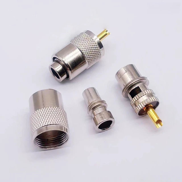 Main image of CB Radio RG6U RG59 RG58 Coax Cable UHF PL259 Solder on Male Plug