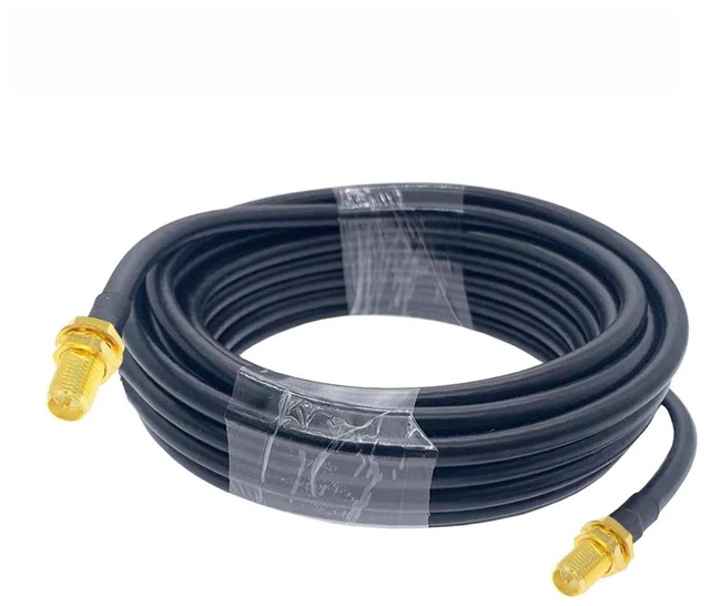 Main image of LMR200 Cable SMA Male to SMA Male Plug 50-3 50ohm Low Loss RF Coaxial Cable Adapter WiFi Antenna Extension Cord Pigtail