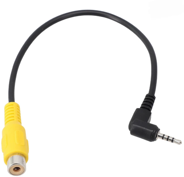 Main image of RCA To 2.5mm AV Converter Cable Car Rear View Reverse Parking Camera Car Navigation Video Cable GPS Camera Conversion Cable