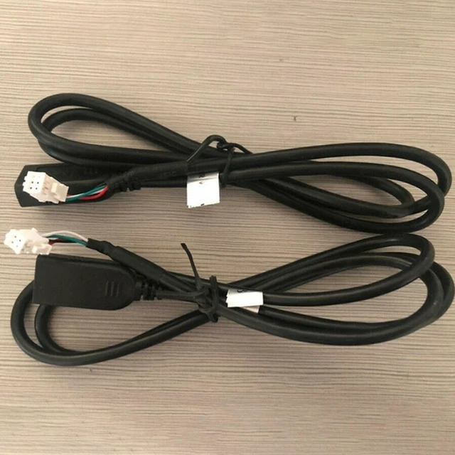 Main image of 2PCS 75cm Car USB Cable Adapters 4Pin And 6Pin For Android Car Radio Stereo Connectors USB Extension Cable Adapters