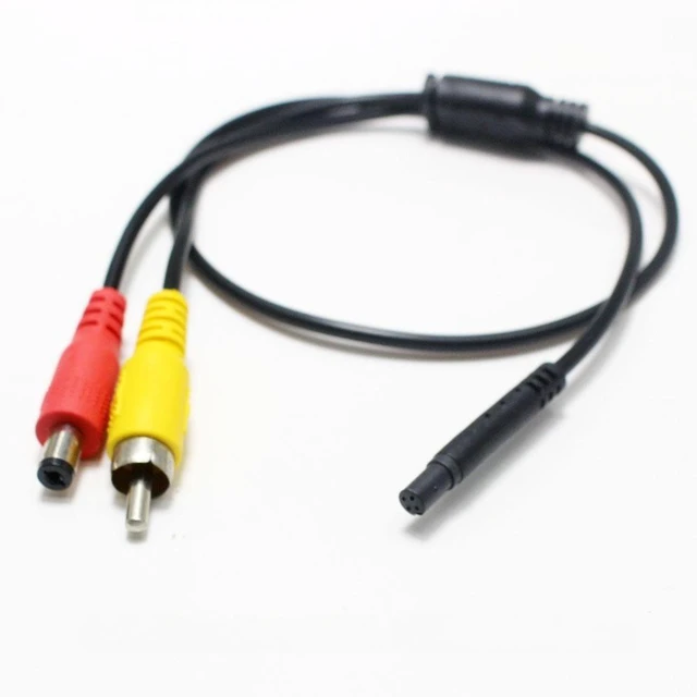 Main image of 1Pcs 4 Pin Female To Video Power Male For Streaming Recorder Reverse Image Rear View Camera Connection Cable