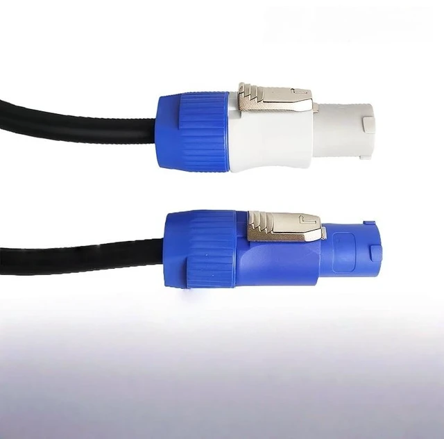 Main image of 0.5-10Meter 3x1.5mm Single Phase Extension Cable High Quality Black 3 core Power Connect Cable Stage light LED light Event Show