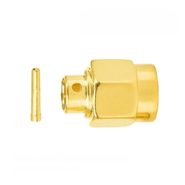 Main image of SMA Male (Female Pin) Solder FOR Semi-rigid B3 RG141 RG402 Cable Connector 5/20/100PCS 1000V 6GHz