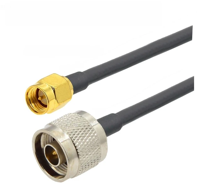 Main image of 1PCS RG58 N Type Male / Female to SMA Male Plug RF Adapter Coaxial Cable Pigtail RG-58 Extension Cord Jumper 15CM 50CM 1M 2M 5M