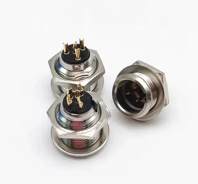 Main image of 5/20pcs Mini XLR 3/4/5/6Pins Female Plug Small XLR Audio Microphone Connector MIC for Cable Soldering Straight