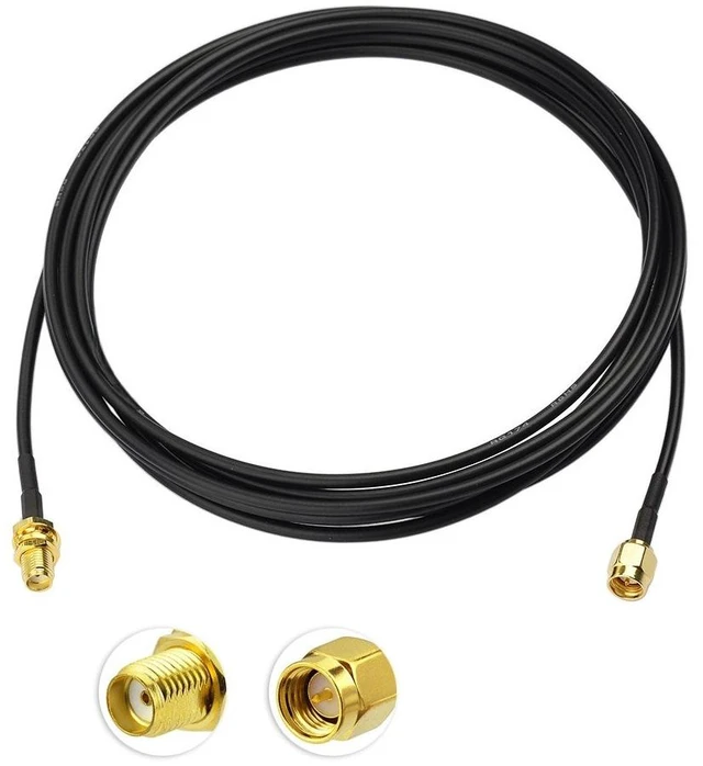 Main image of RF Coaxial SMA Male to SMA Female Bulkhead RG174 Cable for SDR Equipment Antenna Ham Radio,3G 4G LTE Antenna,ADS-B,GPS and Etc