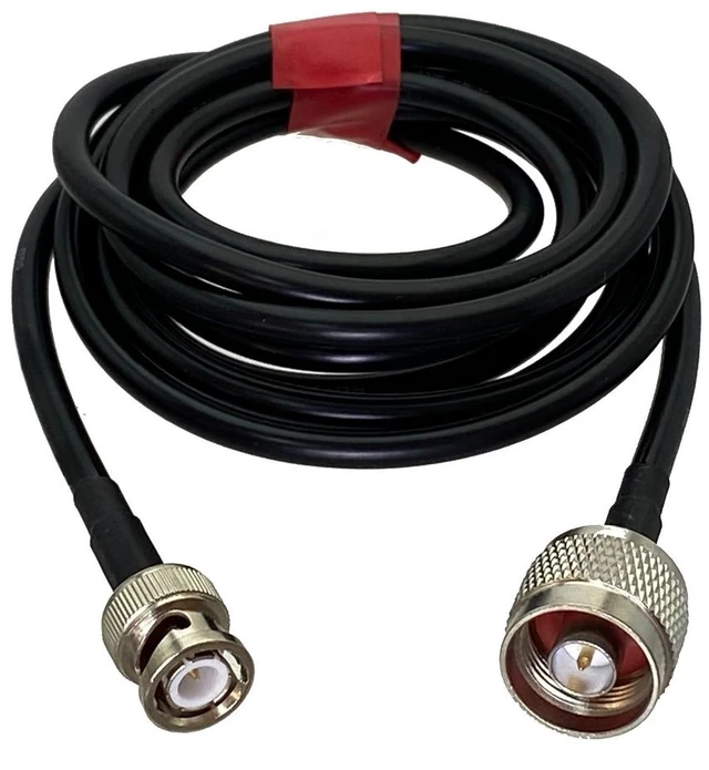 Main image of RG58 Low Loss N Male to BNC Male Coaxial Cable,RG58 N BNC Extension Jumper Cable for Antenna,RF Radio,Modem,Oscilloscope,Signal