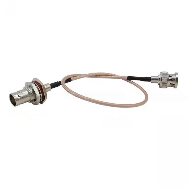 Main image of 75 Ohm RG179 Pigtail Cable BNC Male Straight Right angle To BNC Male Female for HD-SDI 3G-SDI Video CCTV Camera Camcorder RF