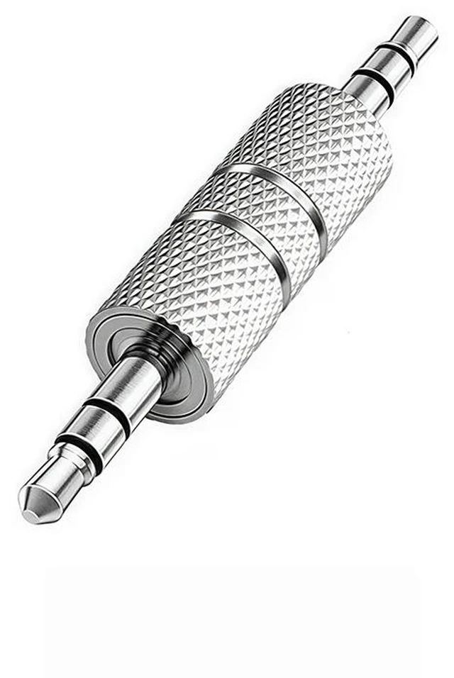 Main image of 3.5mm Male-to-Male Stereo Audio Jack Adapter for Aux, Earphone & Audio Device Links Headphone Connection Dual Male Plugs