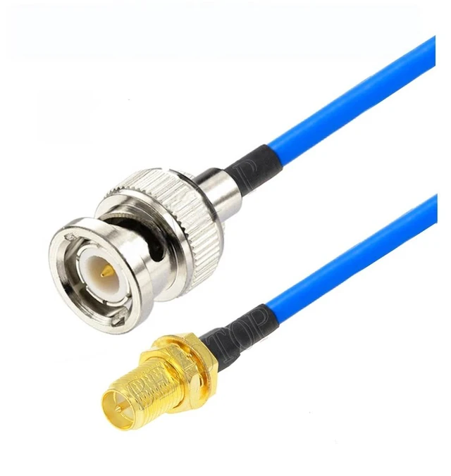 Main image of RG-402 BNC Male to SMA Male/Female Connector Crimp for Semi-Flexible 0.141 RG402 RF Coaxial Cable High Frequency Test 50Ohm
