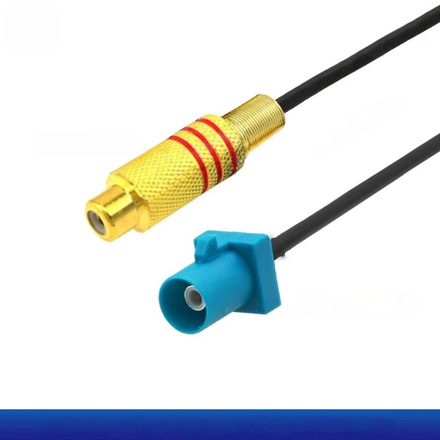 Main image of 1Pcs RCA Male Plug to Fakra Z Male/Female Video Cable Adapter RG174 Pigtail Car Parking Reversing Rear View Camera Cable