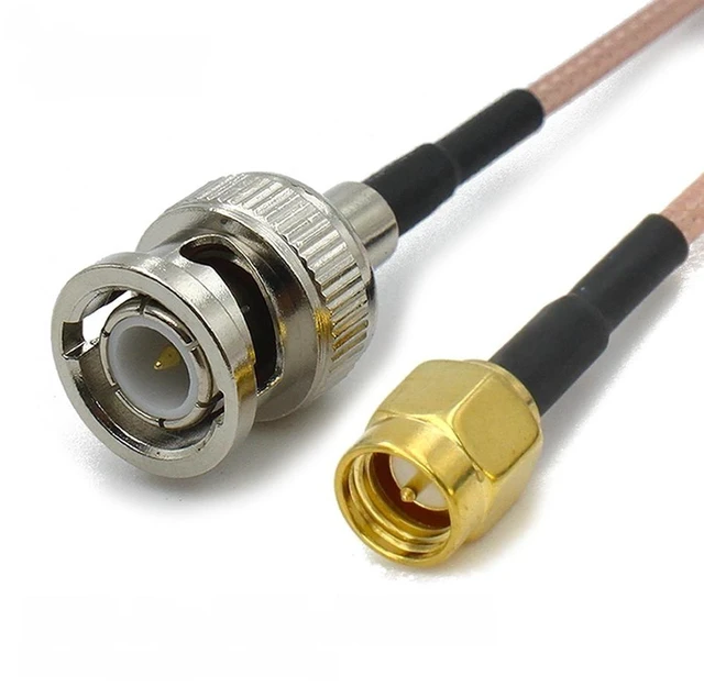 Main image of RG316 BNC to SMA Male to Male RF Adapter Coaxial Jumper Pigtail Cable Antenna Extension Wire for WiFi 3G 4G GSM Radio
