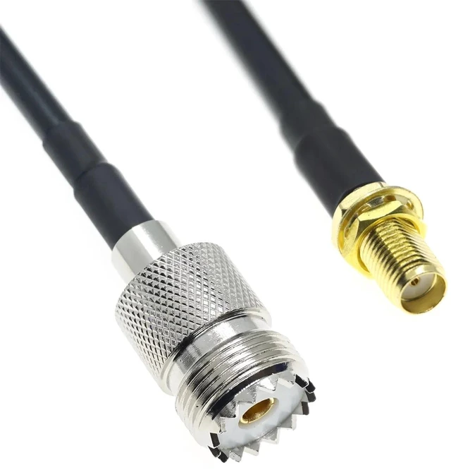 Main image of SMA female to UHF female SO-239 Jack Connector RG58 RF Coaxial Cable Antenn Wifi Coax jumper 15CM 30CM 50CM 72CM 1M 2M 3M