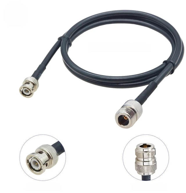 Main image of LMR240 Cable BNC Male Plug to N Male/N Female Jack Connector 50 Ohm 50-4 Pigtail RF Coaxial Jumper 4G 5G LTE Extension Cord