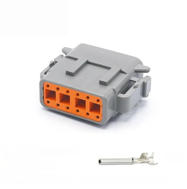 Main image of 10Sets DTM Series Connector 2/3/4/6/8/12PIN Male Female Head Wiring Terminal Wiring Harness Docking Plug