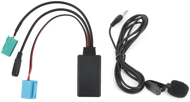 Main image of 6Pin Bluetooth Audio Cable Car Stereo AUXN Adapter with Microphone Fit for Aftermarket Vehicle