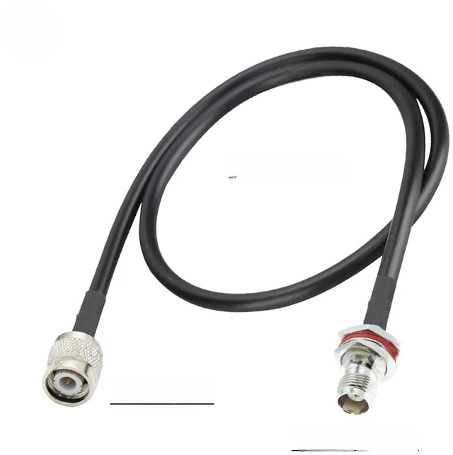 Main image of 1Pcs RG58 TNC Male to TNC Male/Female Connector Low Loss 50 Ohm RG-58 RF Extension Coaxial Jumper Pigtail Cord Cable 10CM-20M