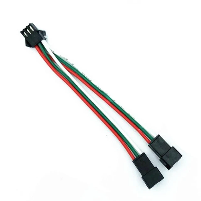 Main image of SM LED Connector Extension Splitter Cable Male to Female Plug Wire 15cm 2pin 3pin 4pin 5pin for CCT RGB WS2812B LED Strip Light