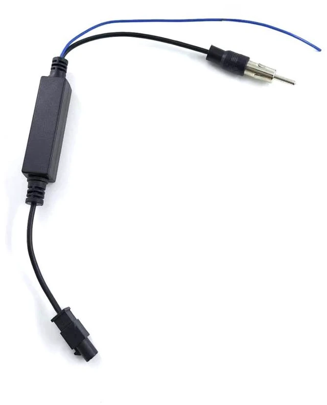 Main image of Car Radio Antenna Aerial Adapter For Aftermarket Vehicle Bent Plug Cable Fakra Male Connector Amplifier