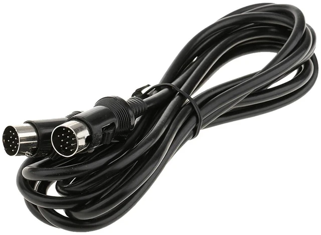 Main image of Car Audio Wire 13 Pin DIN Connector Extension Cable Male Plug Head Unit CD Changer Adapter for Stereo Setup