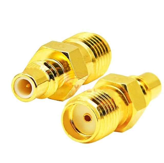 Main image of 2Pcs/Lot RF Adapter SMA to SMB/SMC/MCX/MMCX Male Plug or Female Jack Straight 50 ohm RF Coaxial Connector Gold Plated Brass