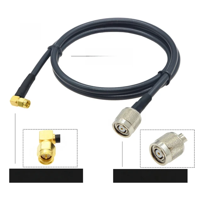 Main image of LMR240 TNC Male Plug RF Coaxial Extension Cable to SMA Male/Female Connector Low Loss 50ohm with 50-4 Pigtail Jumper