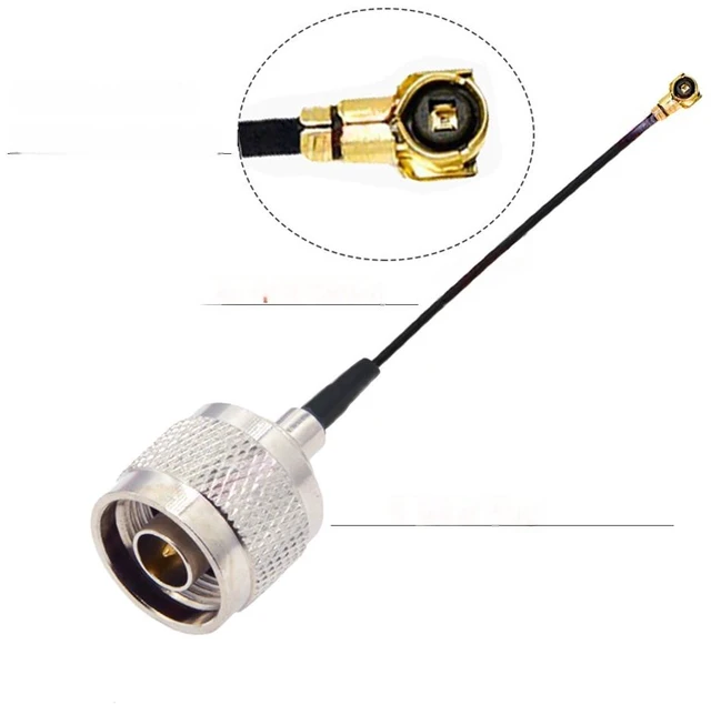 Main image of 1PCS Rear Screw Nut N Female Bulkhead to RF1 Female Connector RF1.13/RG178 Cable N to RF Coaxial Extension Jumper