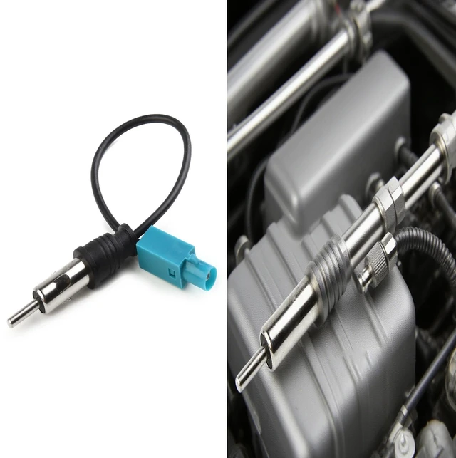 Main image of For Aftermarket Vehicle Radio Audio Cable Adaptor Antenna Audio Cable Male Double Fakra - Din Male Aerial