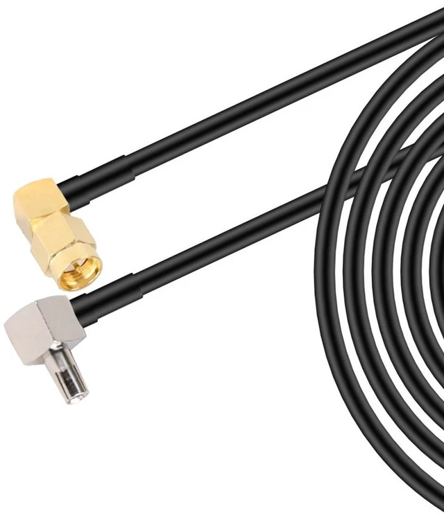 Main image of RF Coaxial RG58 Cable SMA Male/Female to TS9 CRC9 Male Right Angle Bulkhead WiFi Antenna Extension Cord 50Ohm SMA Pigtail Jumper