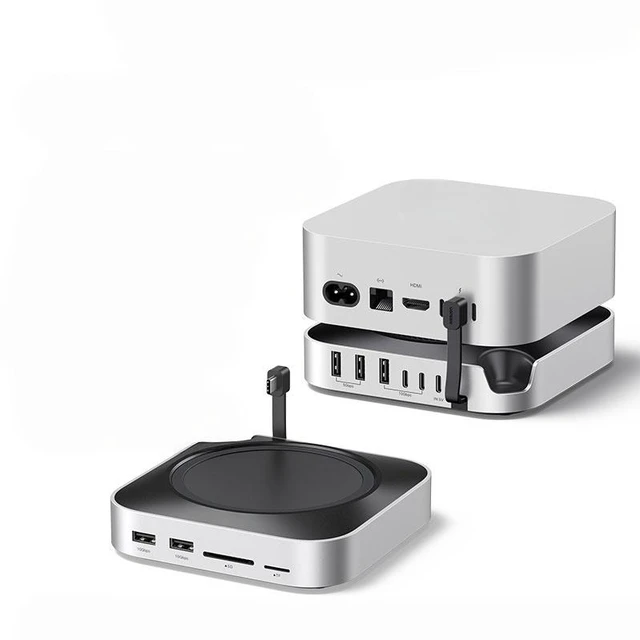 Main image of USB HUB Docking Station for Type-C Laptop M.2 NVMe SSD 8TB Max 10Gbps USB-A&C Ports SD&TF 170MB/s USB Splitter Dock