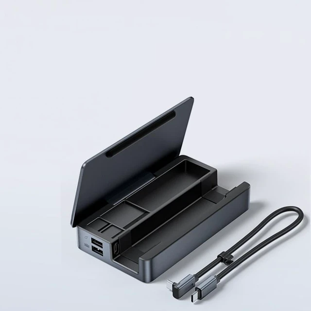 Main image of USB C Game Docking Station for Gaming Handheld Video Output 4K@60Hz RJ45 USB 3.2 10Gbps Adapter HUB for Gaming Handheld