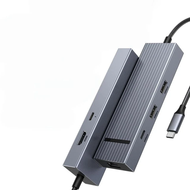 Main image of USB C HUB 10Gbps 4K60Hz Video Output USB3.2 PD100W USB Splitter for Laptop Type-C Laptop Type-C Phone Phone Android Docking Station