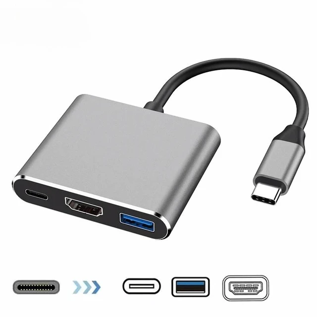 Main image of 4 in 1 2 in 1 Type C to Dual Video Output Extend Splitter PD USB HUB 4k Multi Displayer Converter Support For Fast Charging