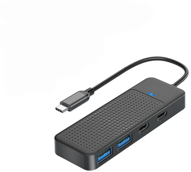Main image of 5Gbps 4-in-1 USB3.0 Hub USB HUB Adapter Expansion Dock Ultra-Slim OTG Adapter Type C PD100W For PC Computer Accessorie